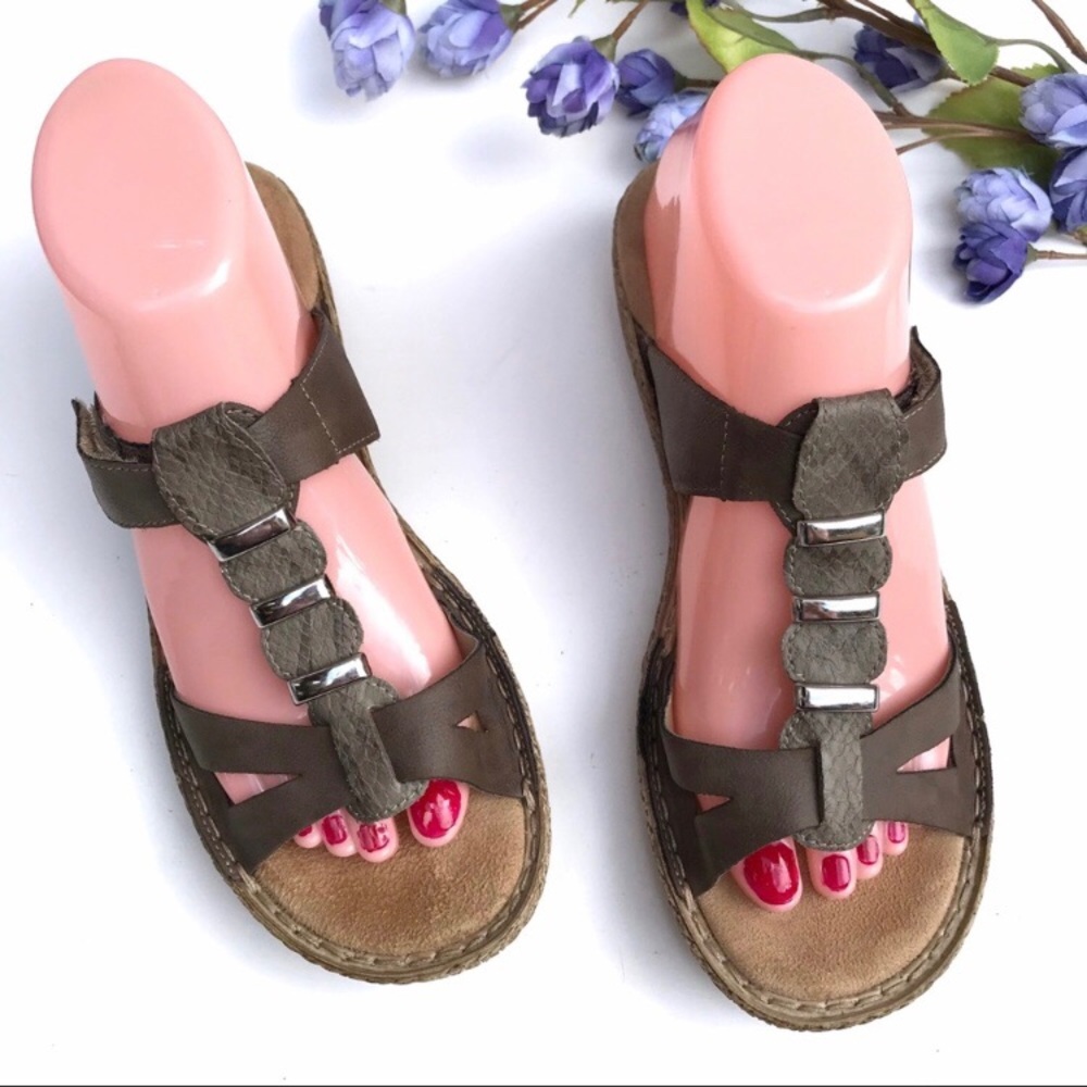 COPY - Rieker Leather Double Strap comfort Summer Sandals